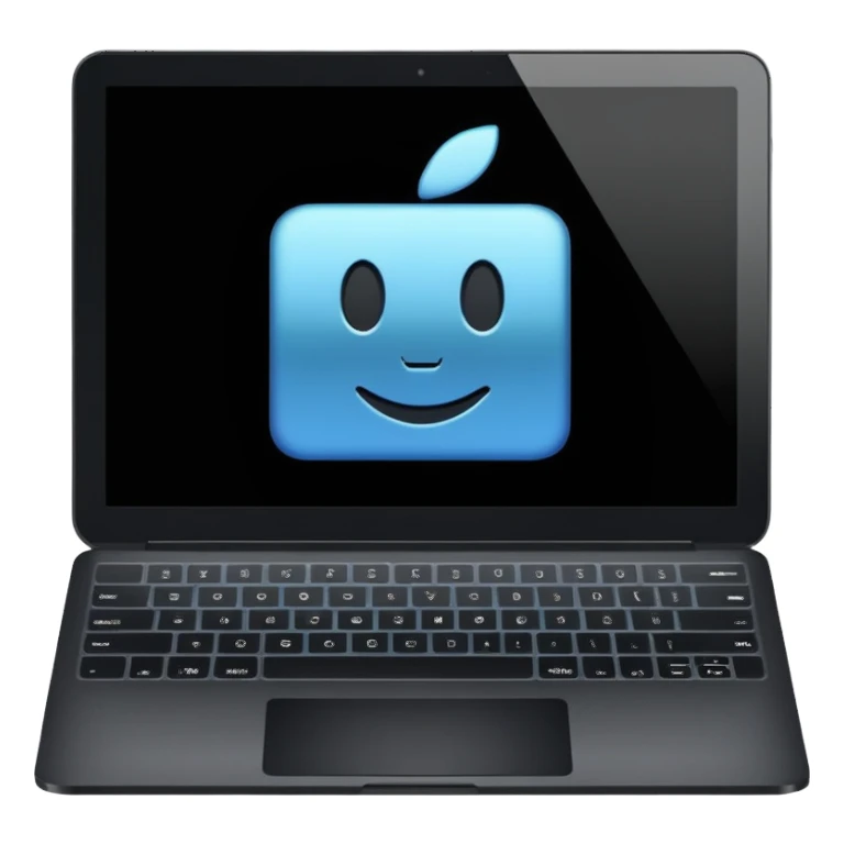 laptop with “1C” on the screen sticker