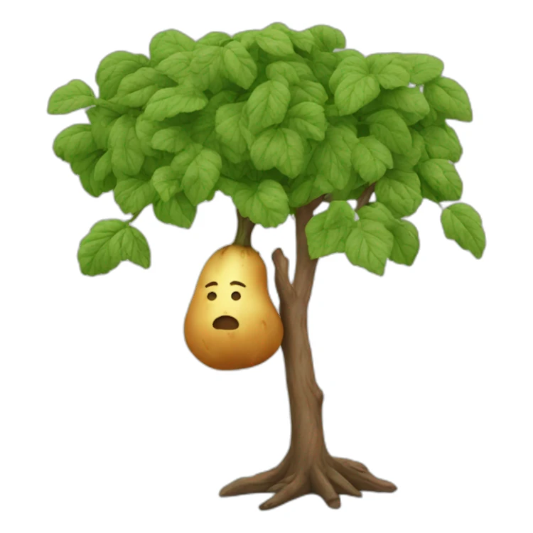 Patate sur un arbre sticker