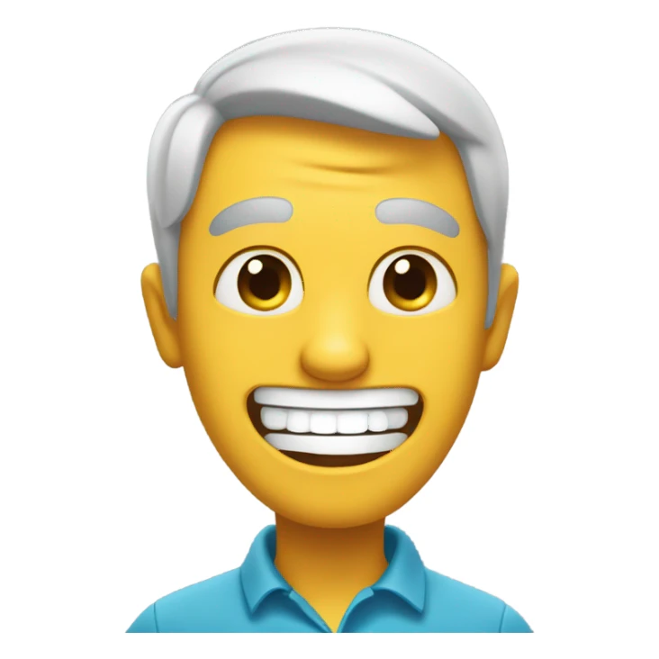 Exciting emoji sticker