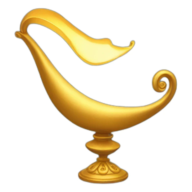 Genie lamp sticker
