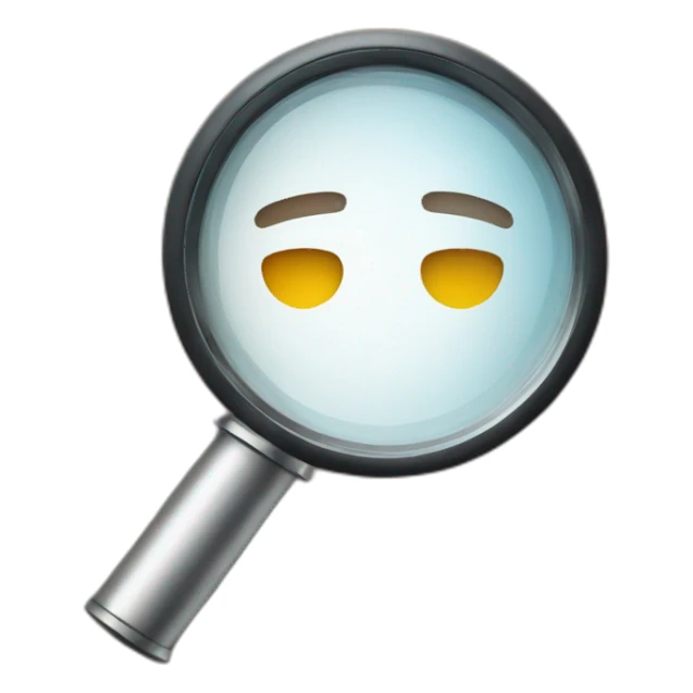 magnifying glass + instagram logo sticker