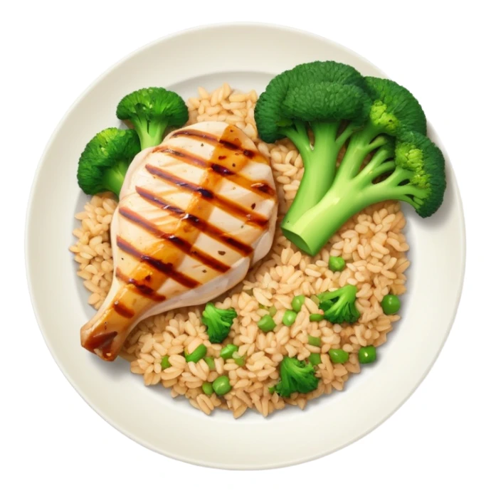 Protein food sticker