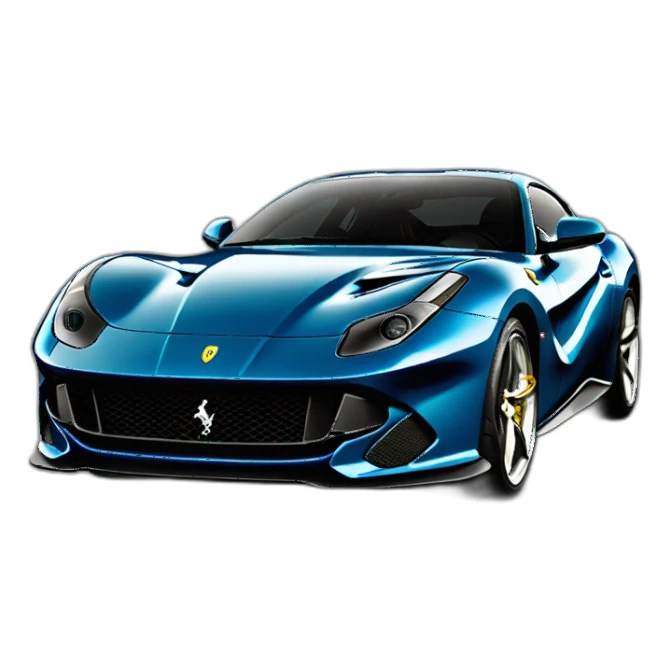 Ferrari 812 superfast rosso corsa sticker