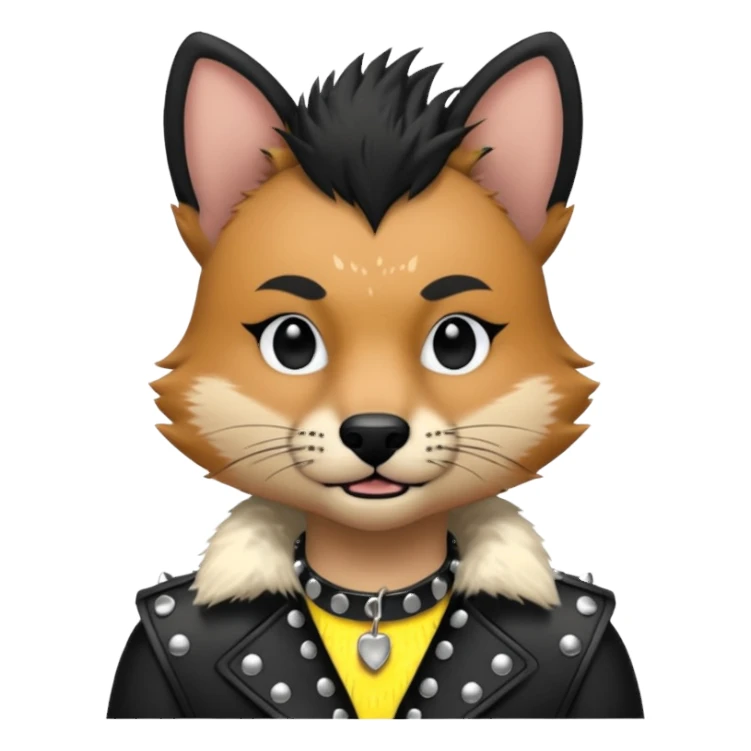 vocalist animal punk sticker