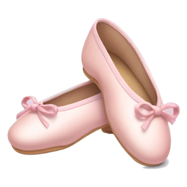 Pale pink ballet shoes sticker