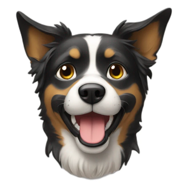 Chat sur chien sticker