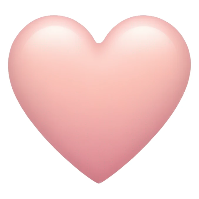a aesthetic heart in soft colors sticker