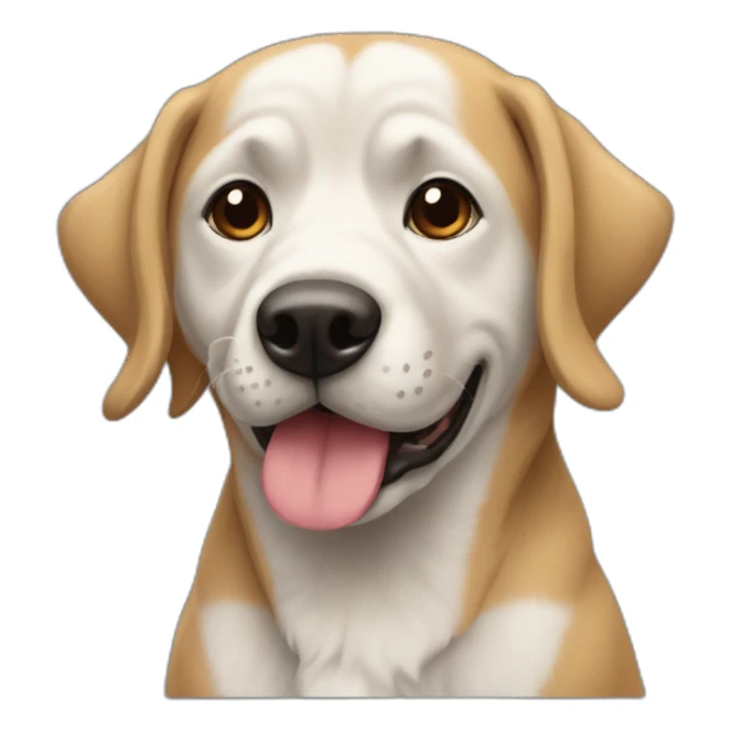 chien qui vend sticker