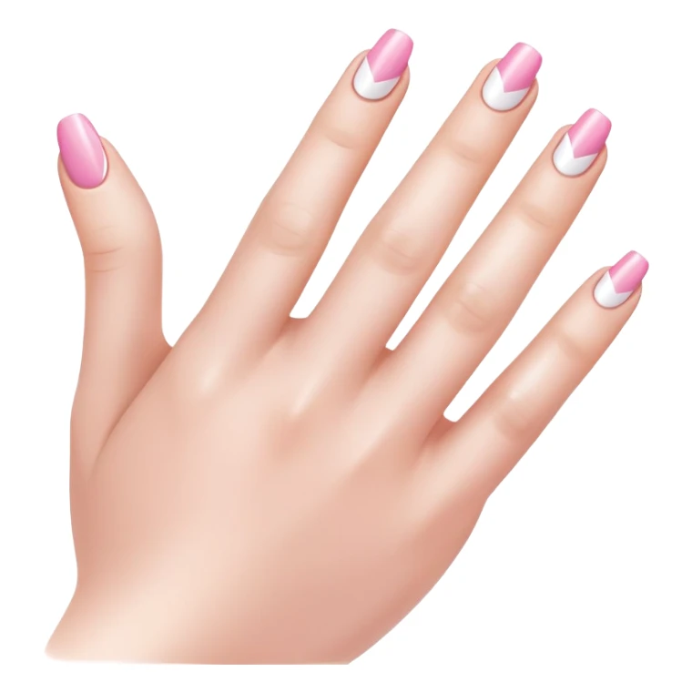 french manicure sticker