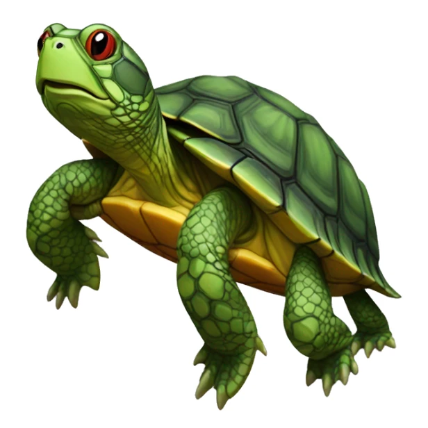 Red Eared Slider turtle terrapin sticker