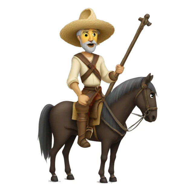 Don quijote sticker