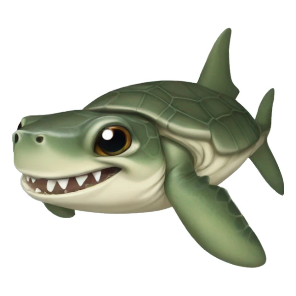 turtle shark sticker