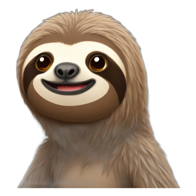sloth-cartoon sticker