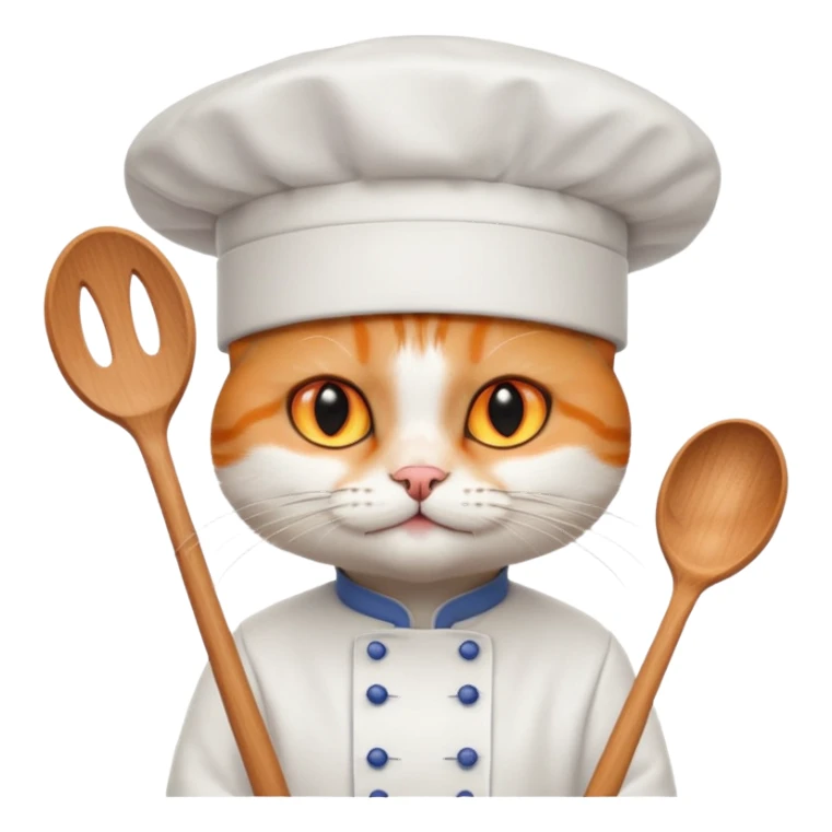 a cat is cooking sticker