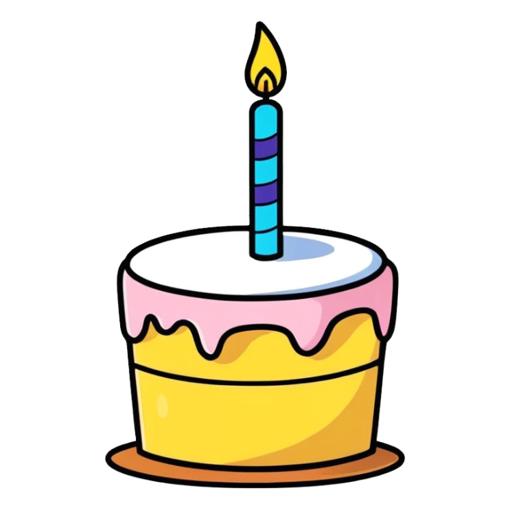 Happy birthday sticker