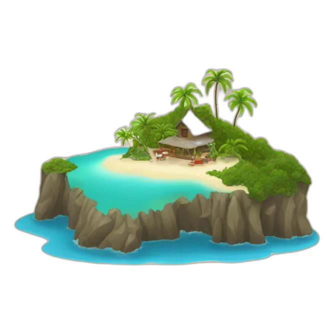 Martinique island sticker