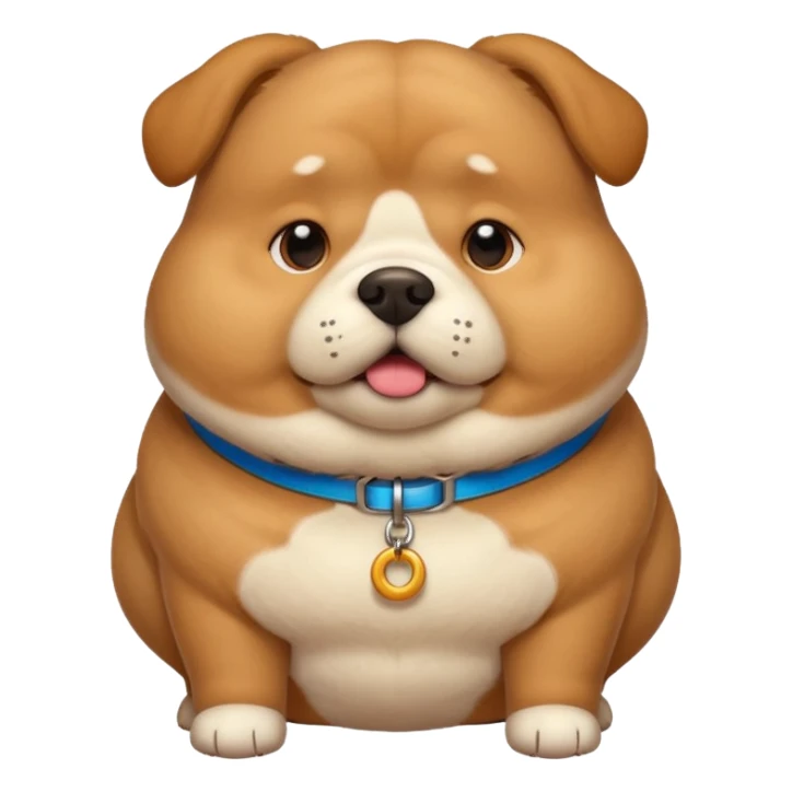 Fattest dog in the world sticker