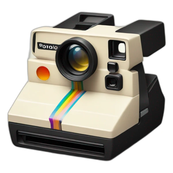 polaroid camera sticker