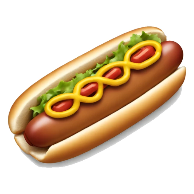 Chicago style hot dog sticker
