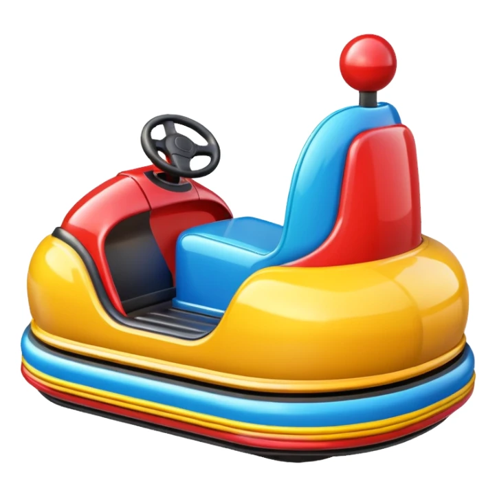 amusement park car game sticker