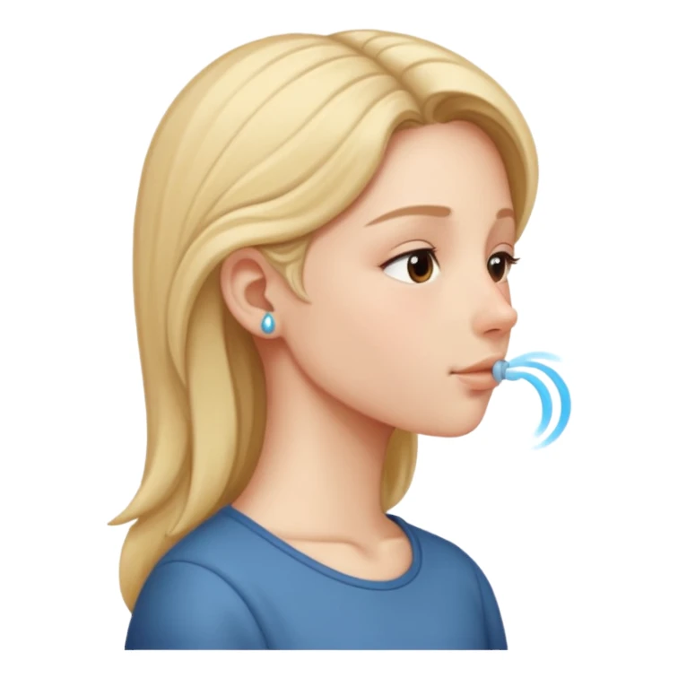 pretty nose Side profile nose breathing sticker