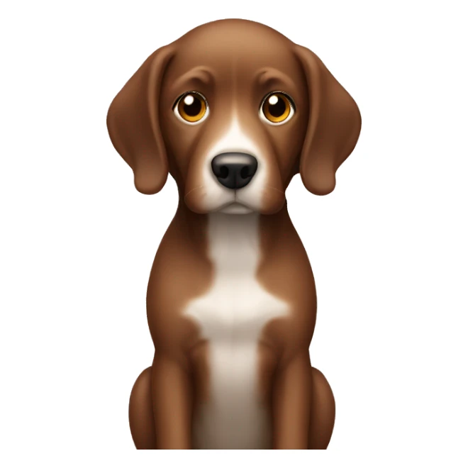 Water dog  brown sticker