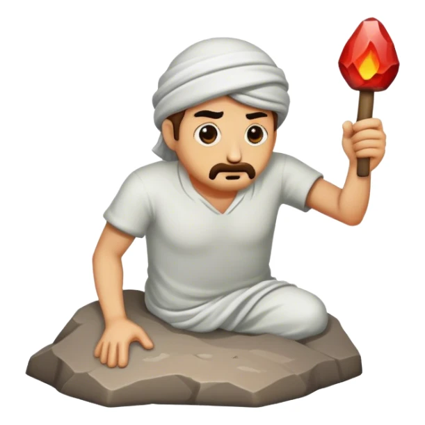 A man stoned sticker