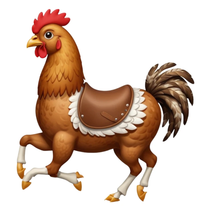 chicken jockey sticker