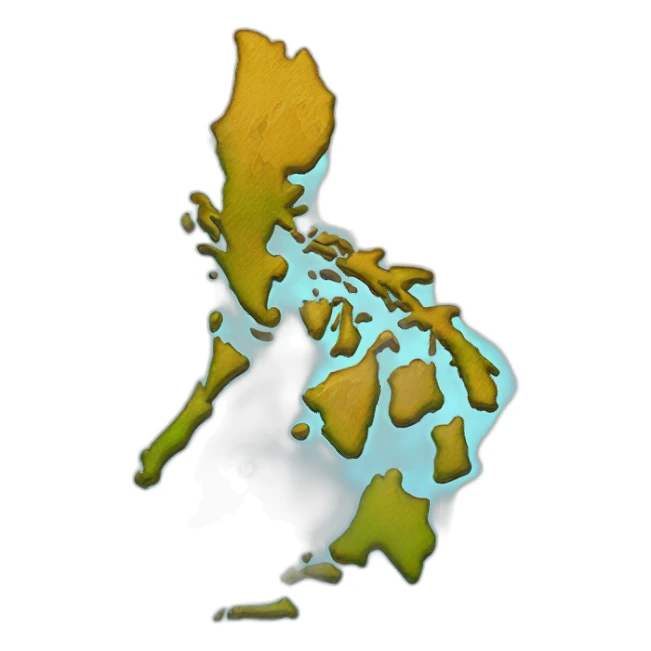map of Philippines sticker