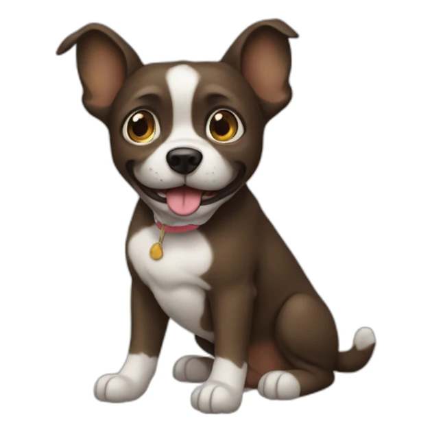 Chien qui fait caca sticker