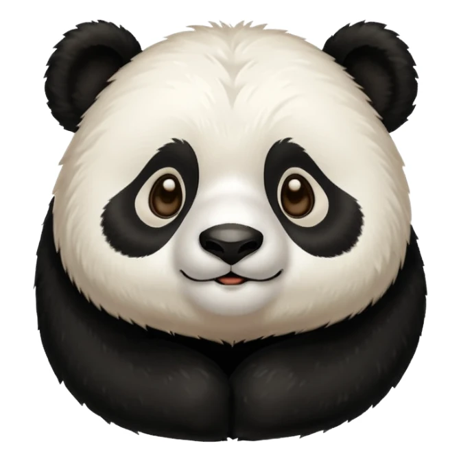 panda that is fully amber-coloured sticker