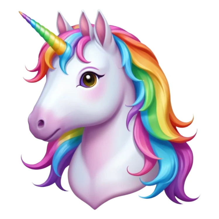 Full boda unicorn happy sticker