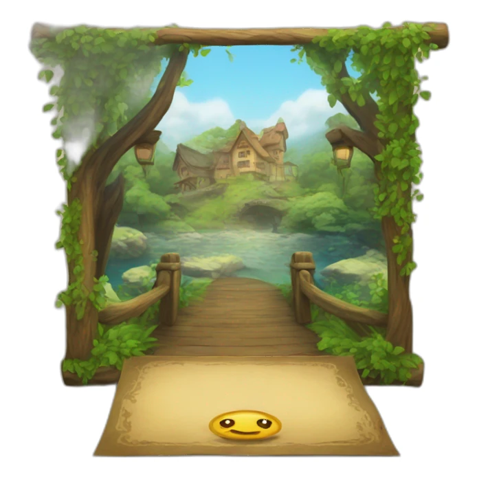 welcome banner hyperrealisitc sticker