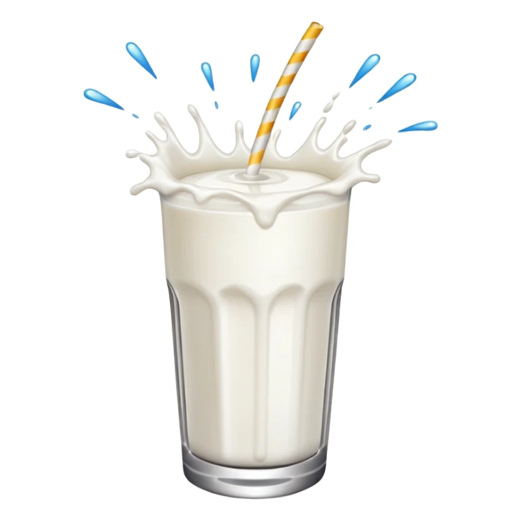 Milk firworks sticker