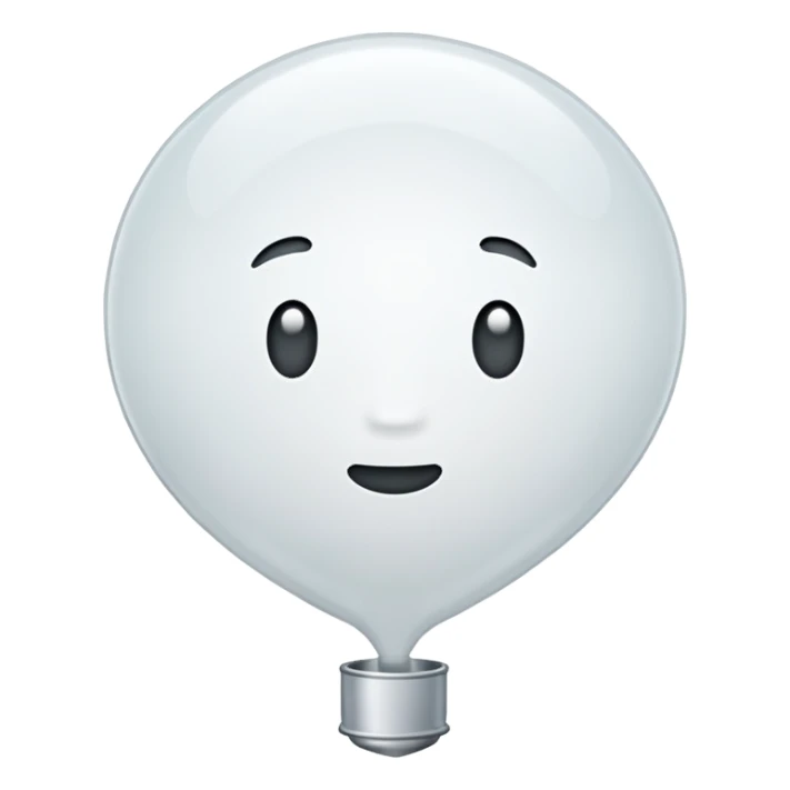 Thought balloon sticker