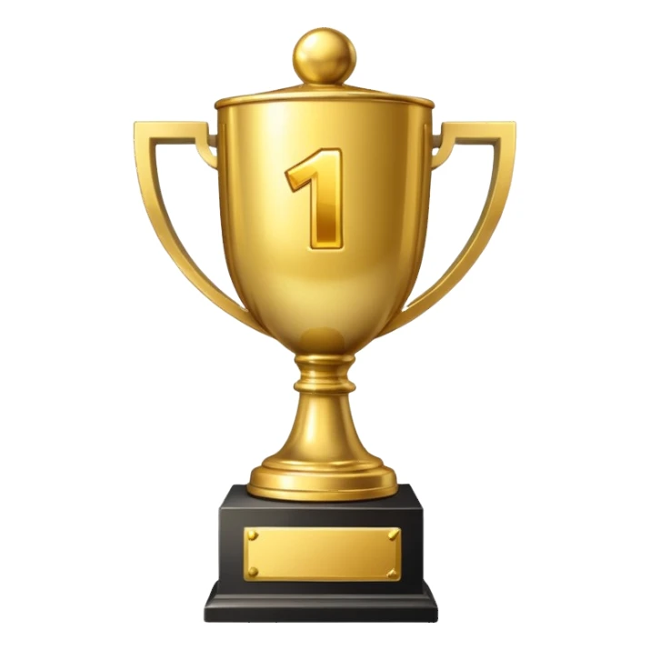 Trophy that says "#1 asar" sticker