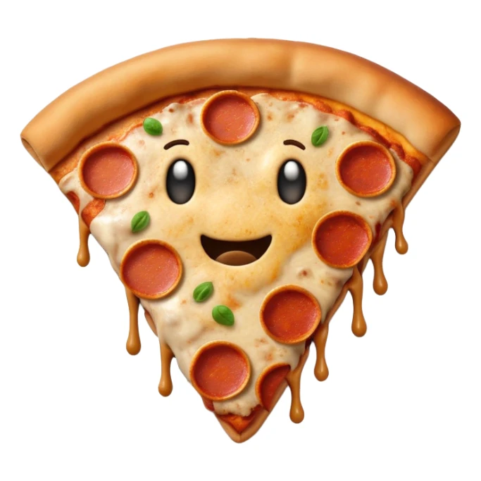 Poop pizza sticker