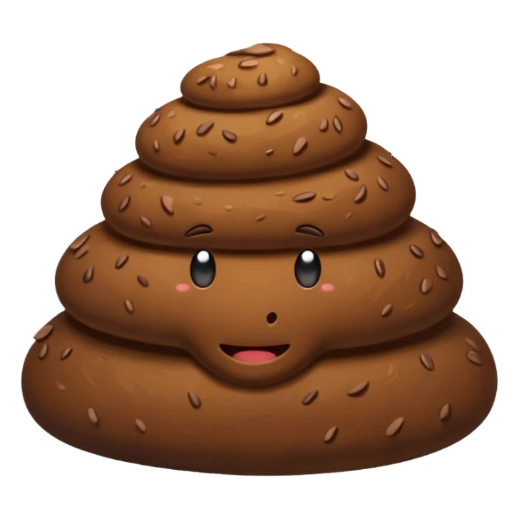 Thicc poo sticker