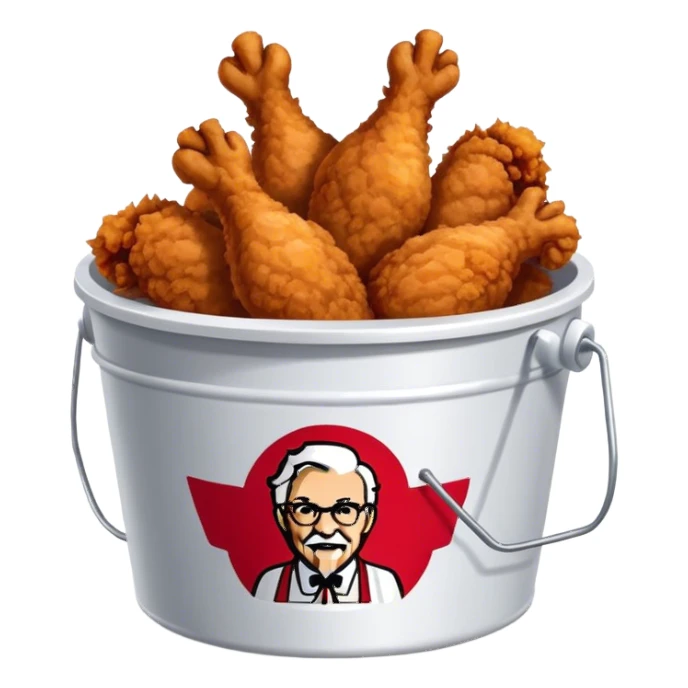 kfc bucket sticker