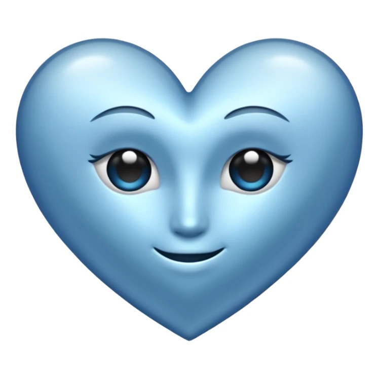 cœur pailletée argentée  sticker