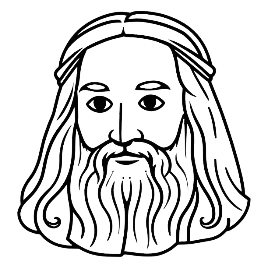 Leonardo da Vinci sticker