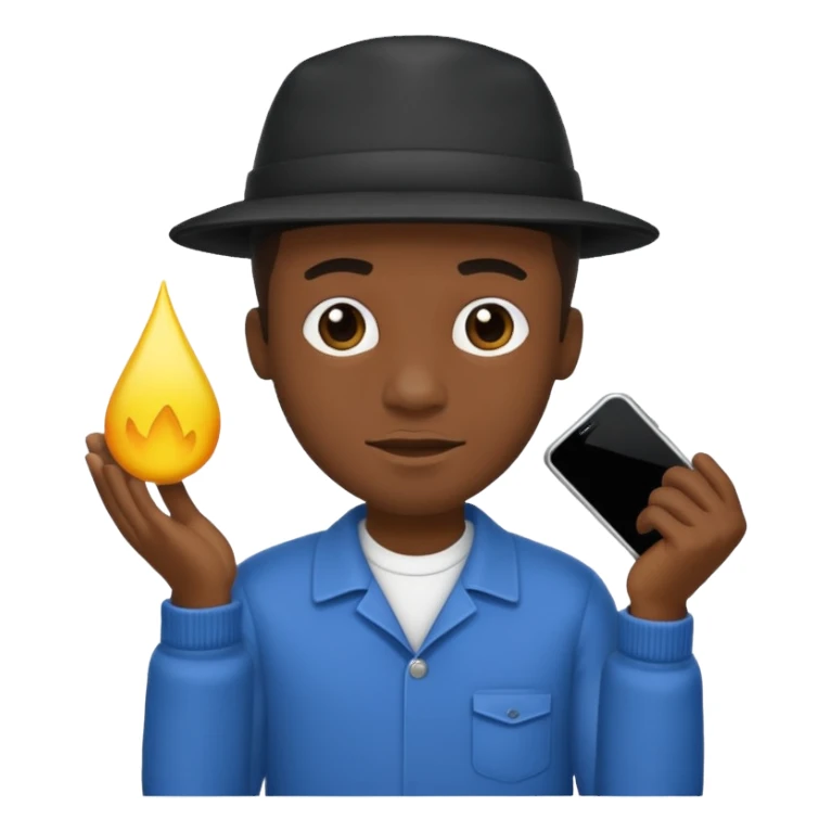 Black guy with Al 47 sticker