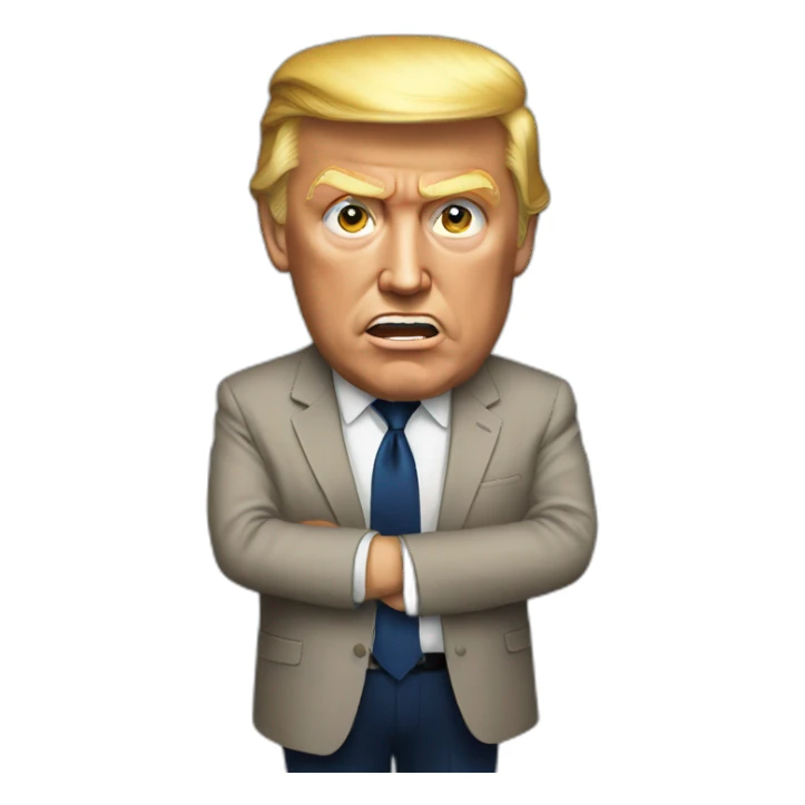 triggered trump sticker