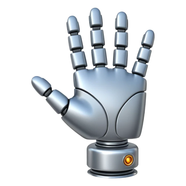 robot hand sticker