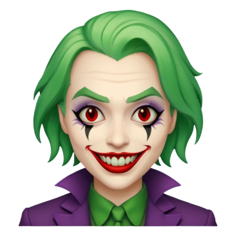 the joker face sticker
