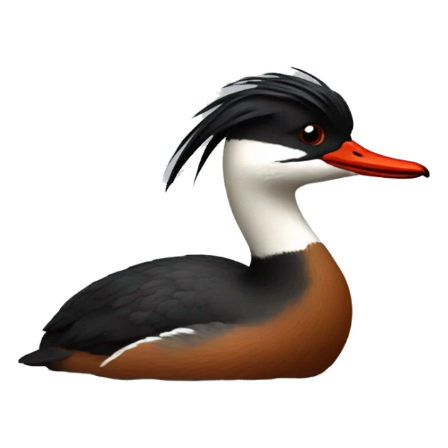 Slavonian grebe sticker
