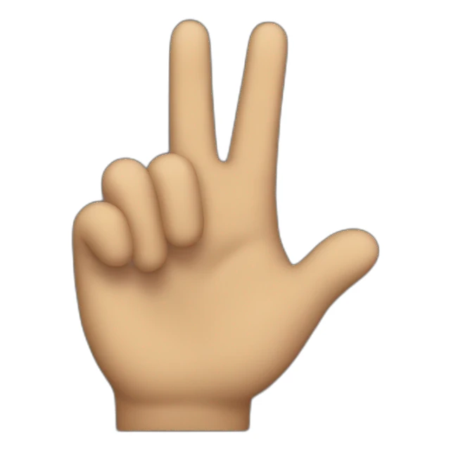 Download hand sign sticker