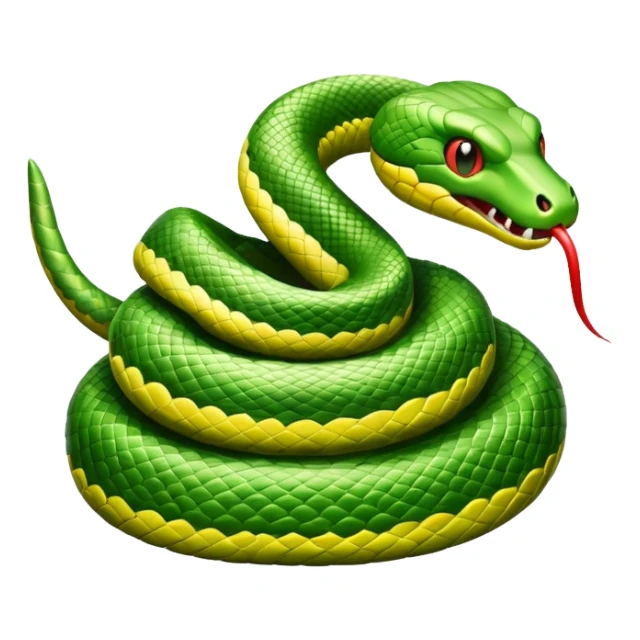 Dangerous snake sticker