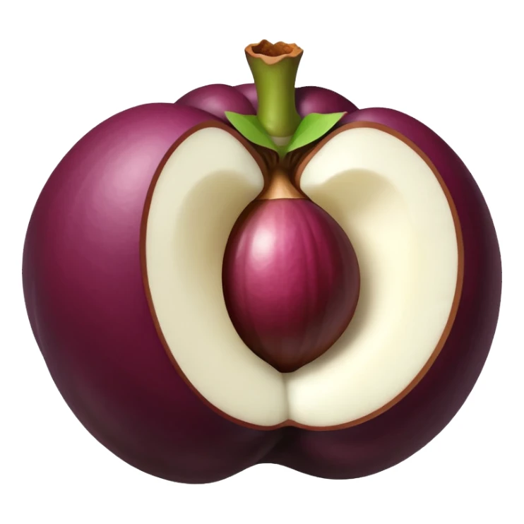 Mangosteen flesh sticker
