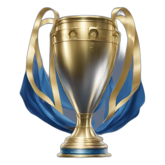 UEFA champions league trophy sticker